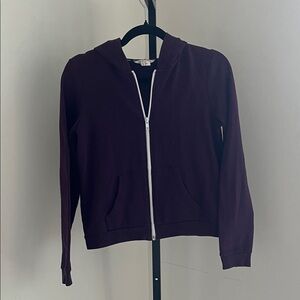 H&M Purple Zip-Up Hoodie